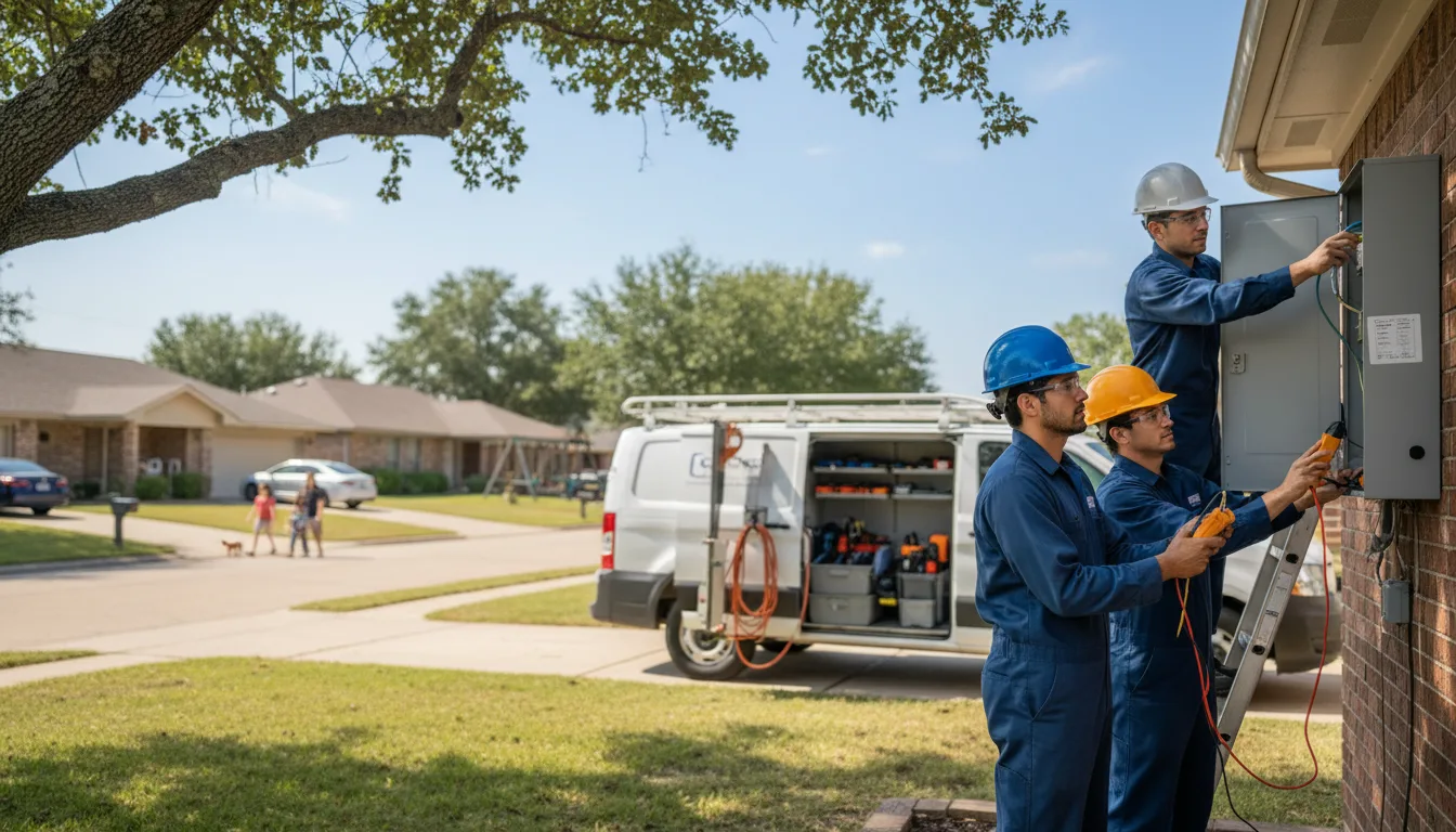 Certified electrician providing emergency electrical services in Bradley, AR